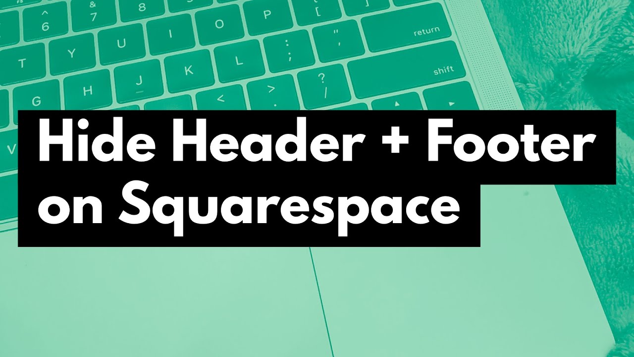 Remove footer blocks squarespace